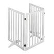 Wooden Pet Gate Dog Fence Safety White 400x 3MM