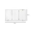 Wooden Pet Gate Dog Fence Safety White 400x 3MM