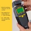 Digital Moisture Meter, Water Leak Detector, Moisture Tester, Pin Type, Backlit LCD Display With Audible and Visual High-Medium-Low Moisture Content Alerts, Grays