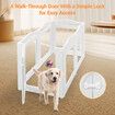 Dog Pet Playpen Kennel Crate Safety Gate Fence Cat Enclosure Cage Whelping Box Kitten Puppy Training Barrier Furniture 6 Panels 75cm Tall