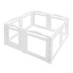 Dog Pet Cat Kennel Cage Enclosure Crate Safety Gate Fence Whelping Box Barrier Indoor Outdoor Kitten Puppy Furniture 8 Panels 75cm Tall