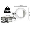 LED Dog Leash Lead Walking Rope White