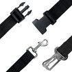 Dog Car Booster Seat Belt Pet Backrest Grey