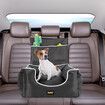 Dog Car Booster Seat Belt Pet Backrest Grey