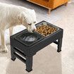Elevated Pet Feeder 4 Height Adjustable