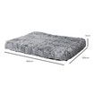 Dog Mat Pet Calming Bed Memory XXL Charcoal XX-Large