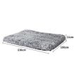 Replaceable Pet Bed Cover Plush XL Charcoal X-Large