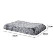 Dog Mat Pet Calming Bed Memory M Cover Charcoal Medium