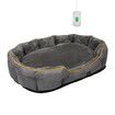 Electric Pet Heater Bed Heated XL Grey X-Large