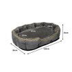 Electric Pet Heater Bed Heated XL Grey X-Large