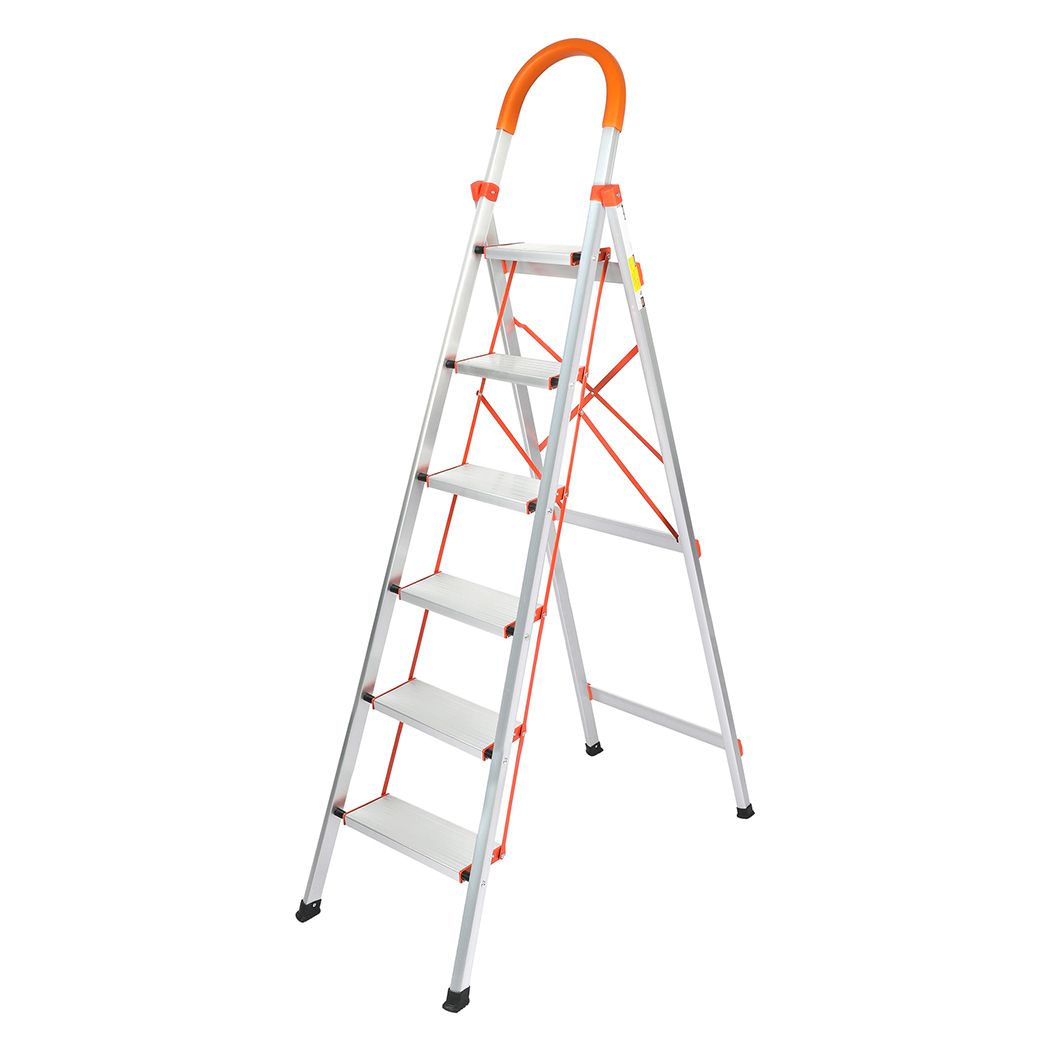 6 Step Ladder Folding Aluminium