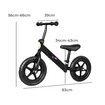 Kids Balance Bike Ride On Toys Black