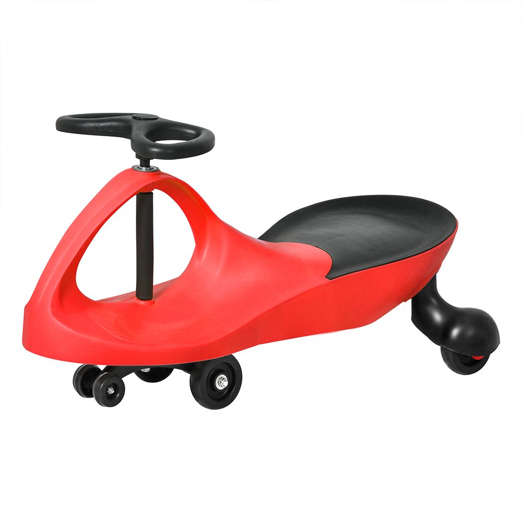 Kids Ride On Swing Car Toys Wiggle Red