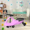 Kids Ride On Swing Car Toys Wiggle Pink