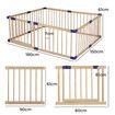 Kids Playpen Wooden Baby Safety Large