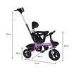 Kids Tricycle Ride On Trike Toddler Purple