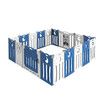 Kids Baby Playpen Foldable Child Blue