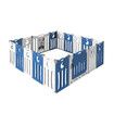 Kids Baby Playpen Foldable Child Blue