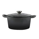 4L Enamel Dutch Oven Pot in Black Colour