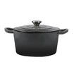 4L Enamel Dutch Oven Pot in Black Colour