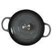 4L Enamel Dutch Oven Pot in Black Colour