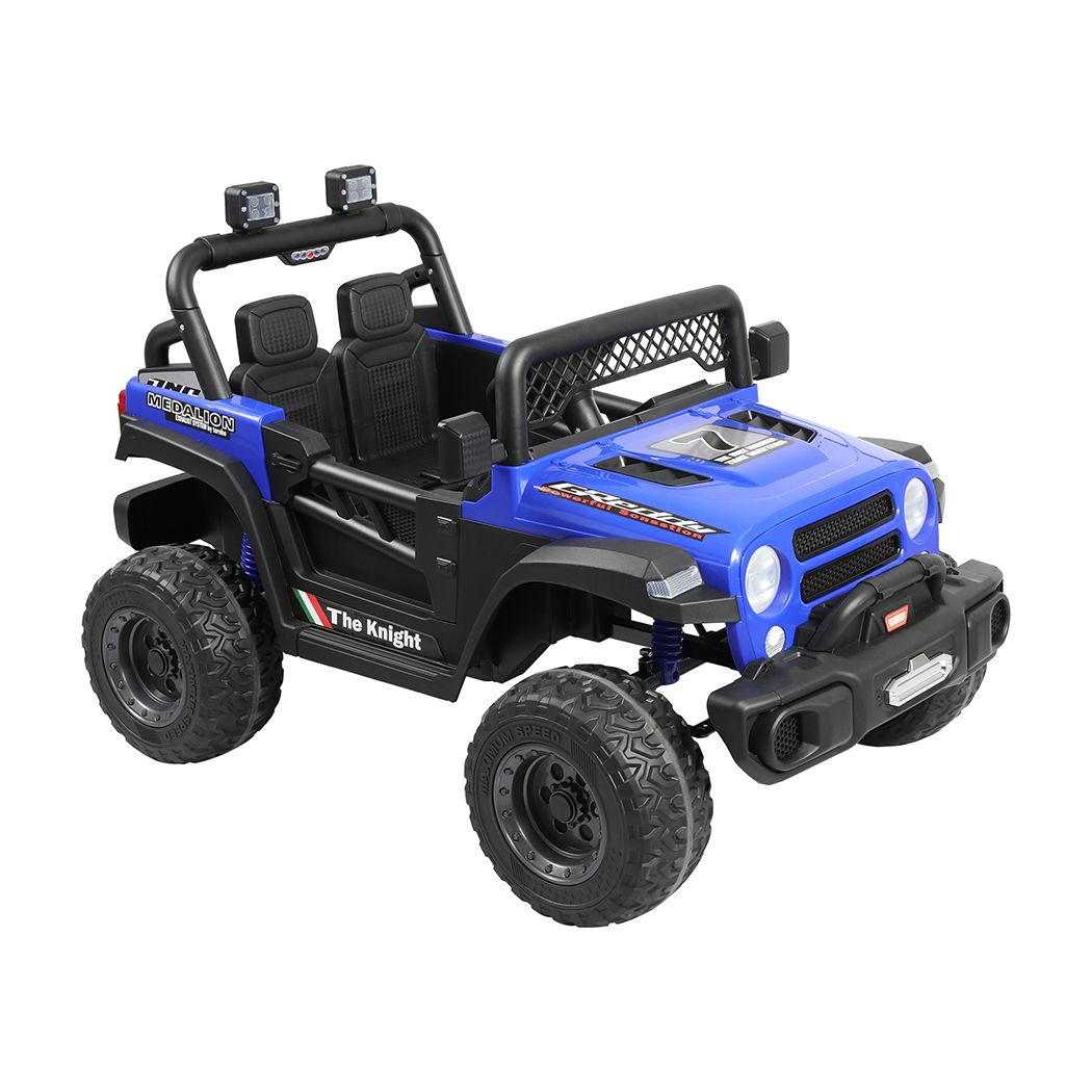 Kids Ride On Car Electric Jeep Blue