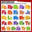 26Pcs Alphabet Toys Number Bots Action Figure Learning Toys Number Robots Toys Educational Toy Gifts for Kids Boys Girls