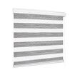Blackout Zebra Roller Blind Curtains 210x210 Grey