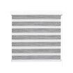 Blackout Zebra Roller Blind Curtains 210x210 Grey