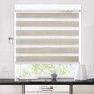 Blackout Zebra Roller Blind Curtains 180x210 Beige