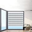 Blackout Zebra Roller Blind Curtains 180x210 Grey