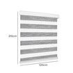 Blackout Zebra Roller Blind Curtains 120x210 Grey
