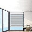 Blackout Zebra Roller Blind Curtains 120x210 Grey
