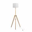 Tripod Floor Lamp Wooden Modern Natural