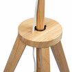 Tripod Floor Lamp Wooden Modern Natural