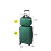 2pcs 20"Travel Luggage Set Green