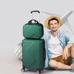 2pcs 20"Travel Luggage Set Green