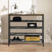 5-Tier Shoe Rack Storage Cabinet 100cm Wide