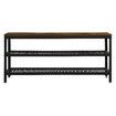 3-Tier Shoe Rack Bench 100cm