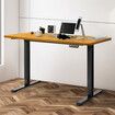 Motorised Standing Desk Adjustable 140cm Natural 1000x 1MM