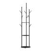 Coat Rack Clothes Stand 8 Hook Organizer Black