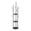 Coat Rack Clothes Stand 8 Hook Organizer Black