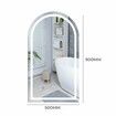 LED Wall Mirror Arch Anti-fog 50*90cm 50x90