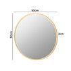 Wall Mirror Round Bathroom Decor 50cm