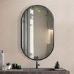 Large Wall Mirror Bathroom Decor Black