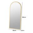 Floor Mirror Full Length Mirrors 1.8M Gold White