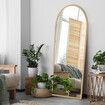 Floor Mirror Full Length Mirrors 1.8M Gold White