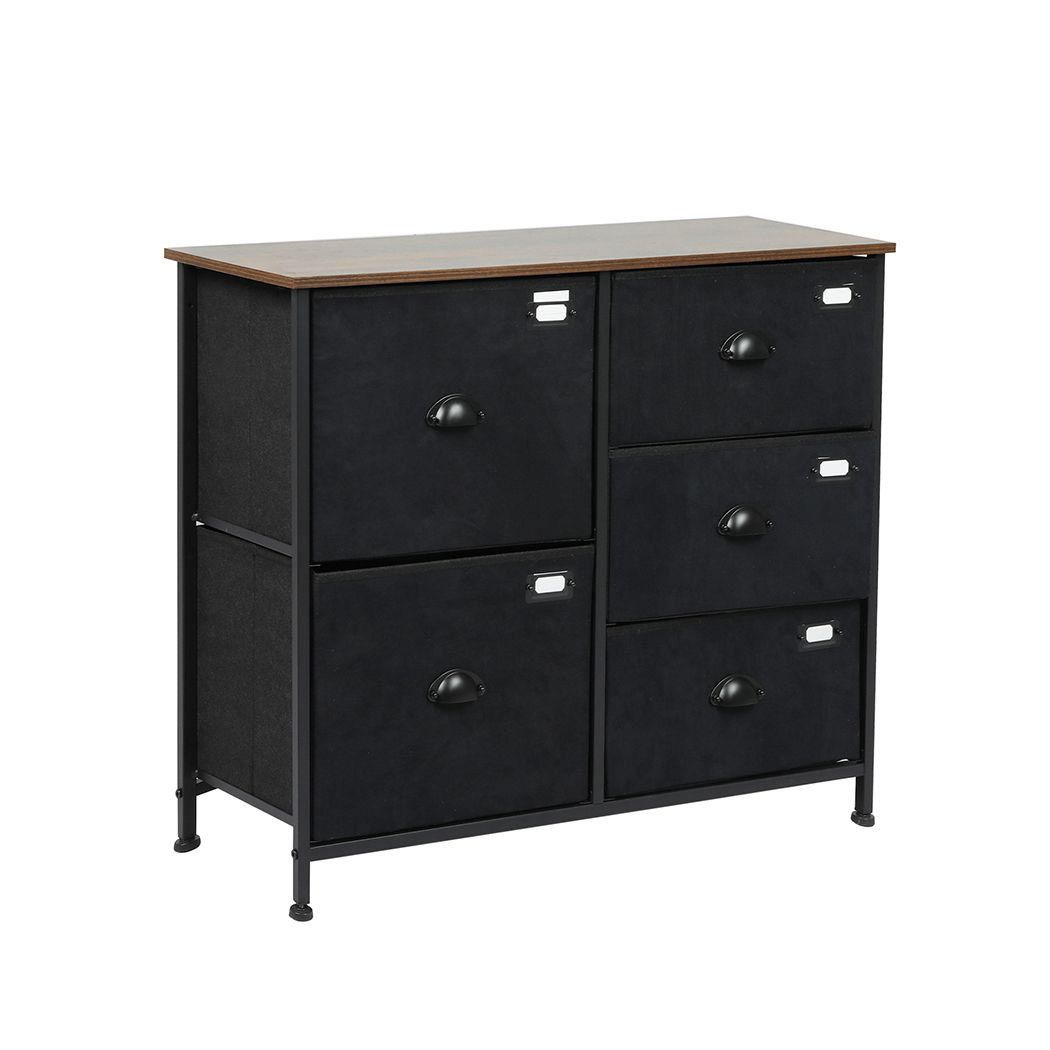 Chest of 5 Drawers Storage Cabinet