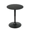 Bar Table Swivel Gas Lift Counter Black