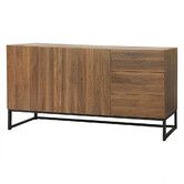Buffet Sideboard Storage Cabinet Walnut